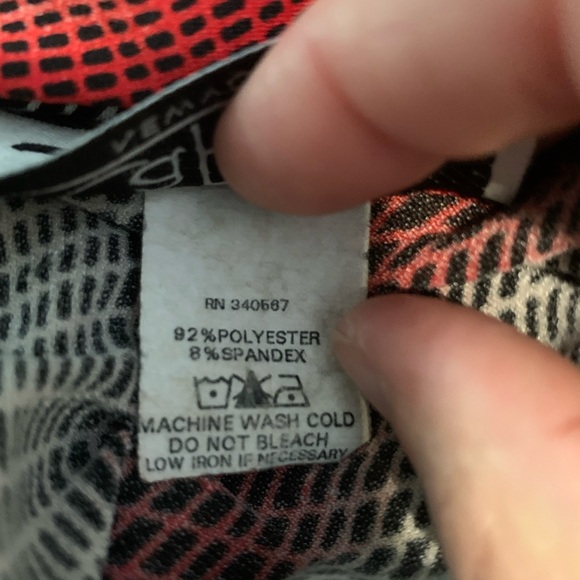 Vintage Caran blouse split bell sleeves and belt, plus size 2x /3x - Picture 6 of 8